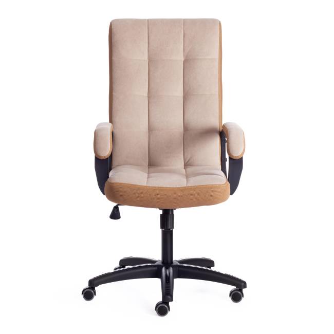 Кресло TRENDY (22) флок/ткань, бежевый/бронза, 7/TW-21 бежевый/бронза флок/ткань