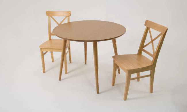 Стол Монте К 90 натур со стульями Ингольф натур Стол Монте К 90 натур со стульями Ингольф натур