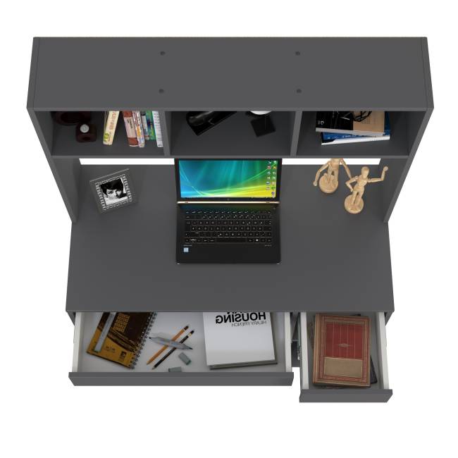 Компьютерный стол Комфорт 12.77F цвет тёмно-серый Компьютерный стол Комфорт 12.77F цвет тёмно-серый