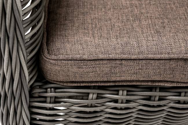 "Эспрессо - 80 R" обеденная группа плетеная, цвет графит "Эспрессо - 80 R" обеденная группа плетеная, цвет графит