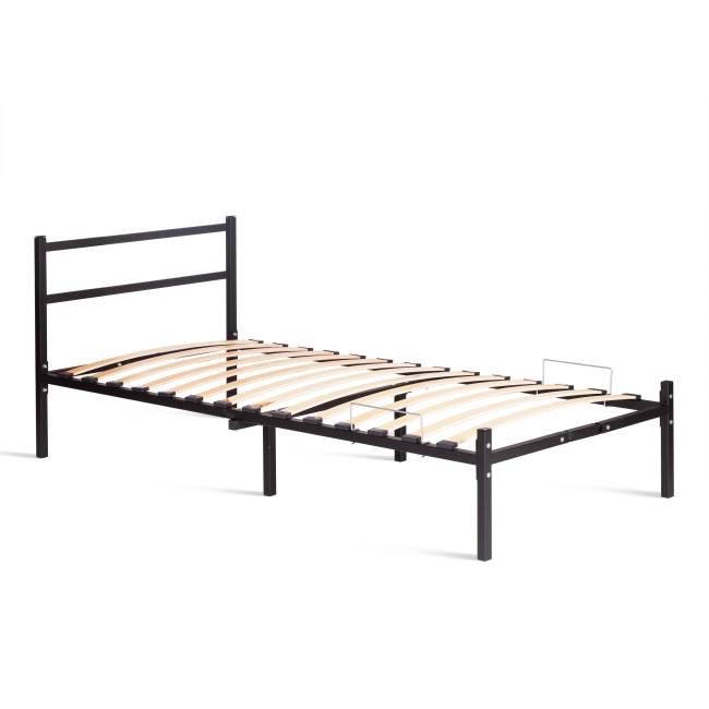 Кровать Marco металл, 90х200см, черный