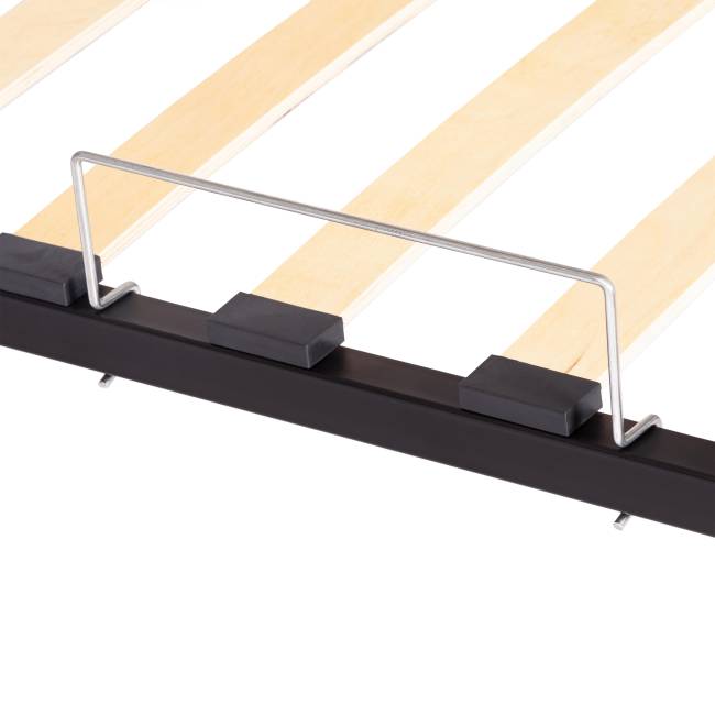 Кровать Marco металл, 90х200см, черный