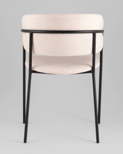 Кресло Нэлли New буклированный велюр бежевый