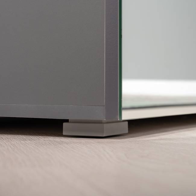 Большая прихожая Октава № 27 цвет серый графит/дуб крафт золотой