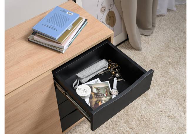 Комод Брюс 16.233 сантьяго / черный