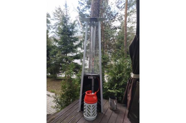 Инфракрасный газовый обогреватель Ställeh Pyramid X3 Black