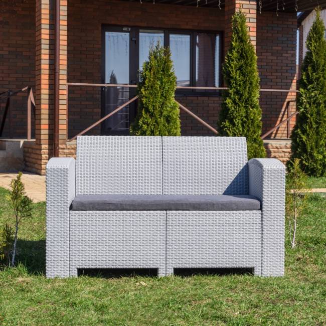 2-х местный диван LANA LUX светло-серый