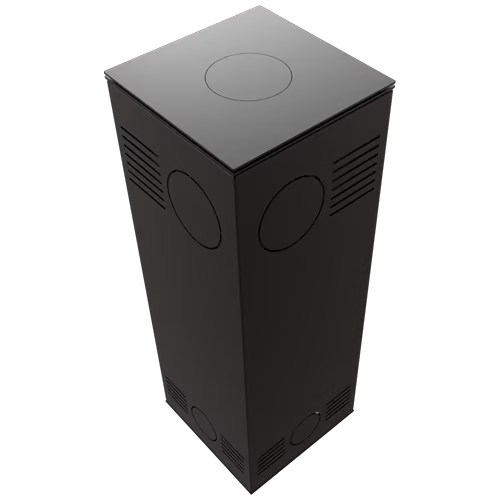 Печь Kratki Pro TORA/S 8 кВт, чёрное стекло