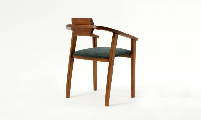 Стул-кресло Челси ПМ орех/зелёный