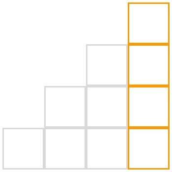 Стеллаж Куб 4 сосна, без покраски P&H