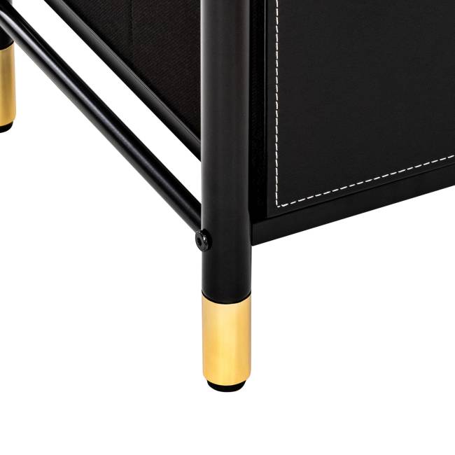 Комод Leset Хайди 3 ящика Чёрный Чёрный