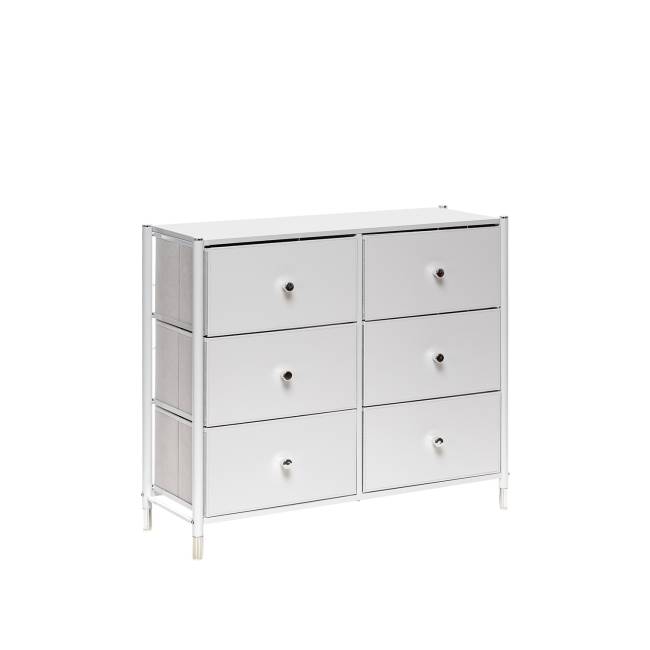 Комод Leset Хайди 6 ящиков Белый Белый Комод Leset Хайди 6 ящиков Белый Белый