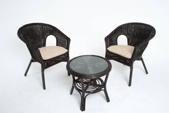 Комплект для террасы  02/08 темный коньяк