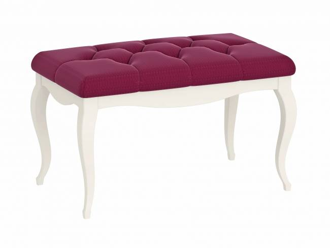 Банкетка XL Малон Белый