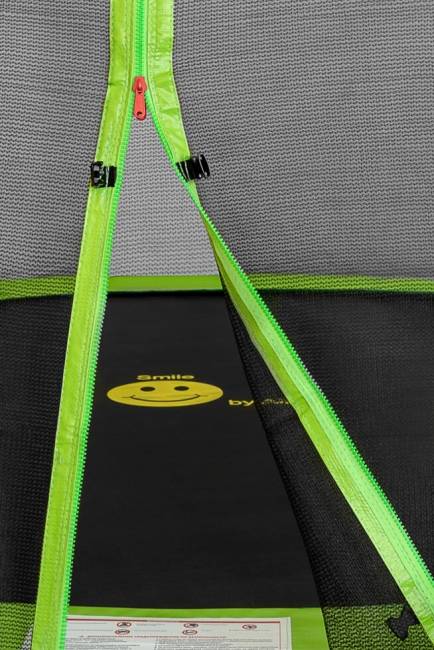 Батут "Smile outside", зеленый 10ft с защитной сеткой и лестницей Батут "Smile outside", зеленый 10ft с защитной сеткой и лестницей