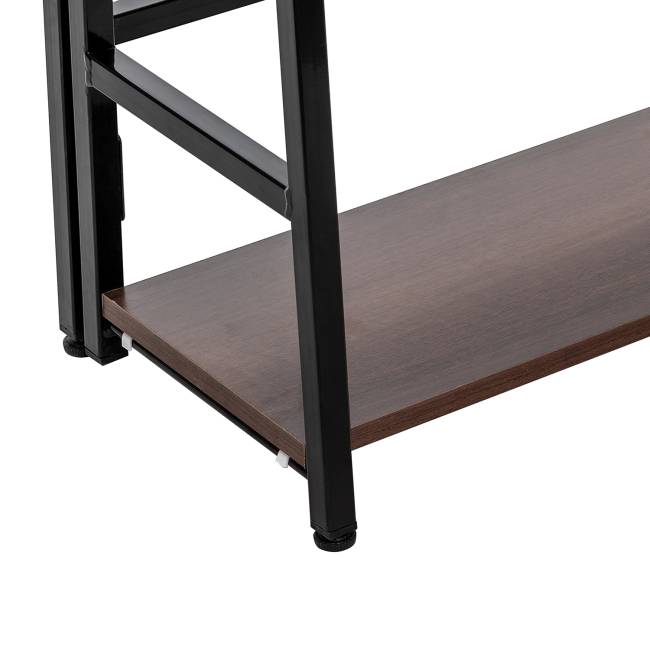 Стеллаж раскладной Leset Пако 800 трапеция Чёрный