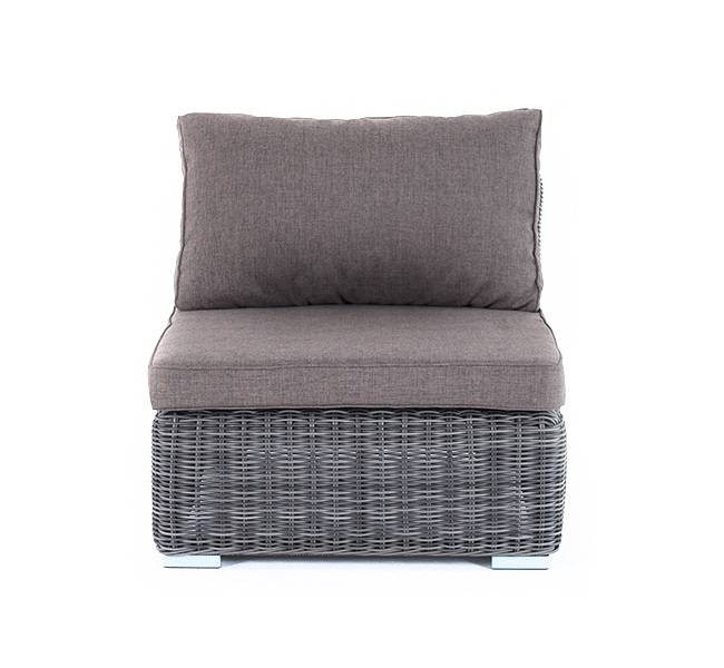 "Лунго" модуль диванный прямой с подушками, цвет графит "Лунго" модуль диванный прямой с подушками, цвет графит