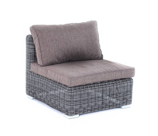 "Лунго" модуль диванный прямой с подушками, цвет графит "Лунго" модуль диванный прямой с подушками, цвет графит