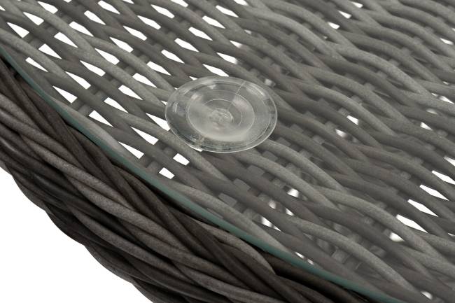 "Алиса" кофейный комплект из искусственного ротанга, цвет графит "Алиса" кофейный комплект из искусственного ротанга, цвет графит