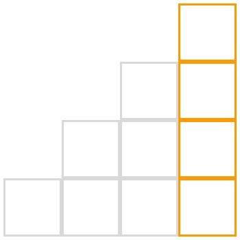 Стеллаж Куб 4 сосна, бесцветный лак P&H