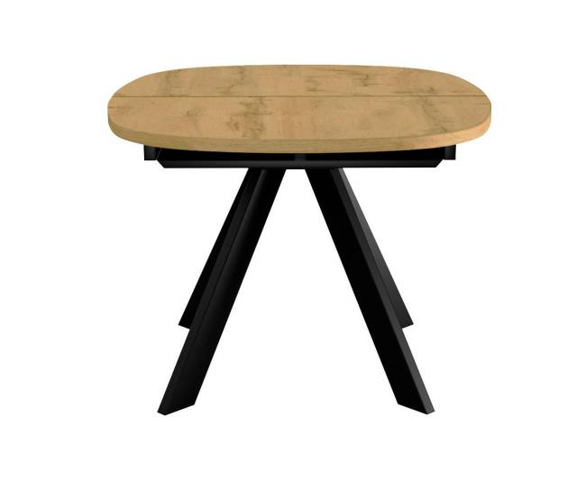 Стол DikLine B110 Дуб Каселла натуральный/опоры черные