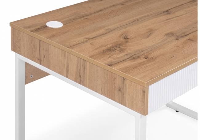 Компьютерный стол Реус 115х70х77 дуб вотан / белый