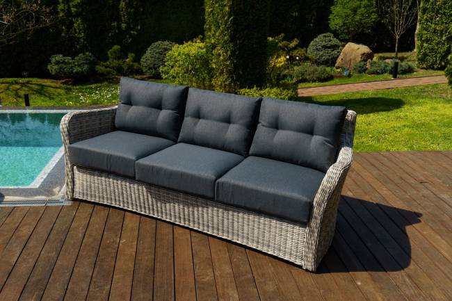 Диван 3-х местный "Венеция", серый