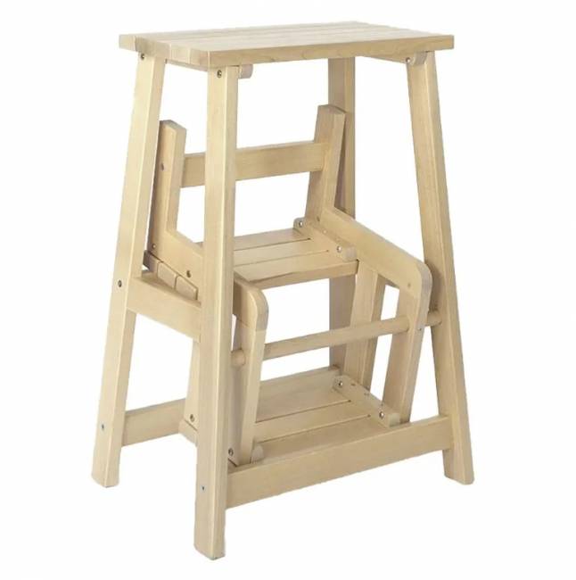 Табурет-стремянка Марк, Натуральное дерево