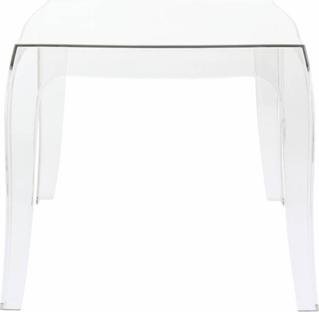 Столик прозрачный журнальный Queen прозрачный 510х510х430 мм Столик прозрачный журнальный Queen прозрачный 510х510х430 мм