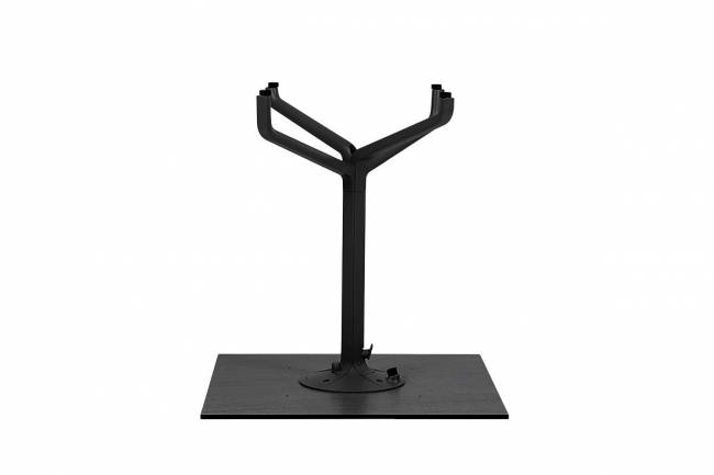 Стол складной квадратный Frasca Mini 70*70, антрацит (база + столешница)