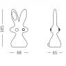 Фигура пластиковая Кролик Cosmo Bunny Standard 880х650х1850 мм