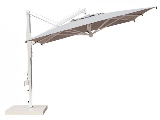 Зонт профессиональный 4х4 м Galileo Maxi Starwhite белый, слоновая кость 4000х4000 мм