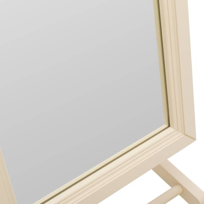 Зеркало напольное Leset Мэмфис Слоновая кость Чёрный Зеркало напольное Leset Мэмфис Слоновая кость Чёрный