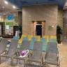 Лаунж-кресло пластиковое Net Lounge ментоловый 615х900х990 мм Лаунж-кресло пластиковое Net Lounge ментоловый 615х900х990 мм