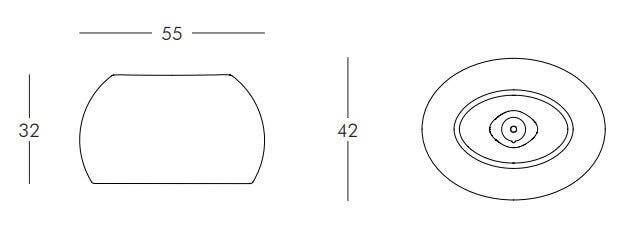 Кашпо пластиковое Blos Pot Standard 550х420х320 мм