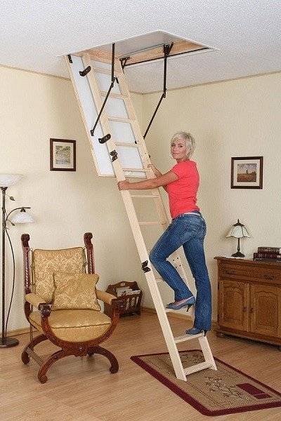 Чердачная складная лестница Oman Termo 140х60