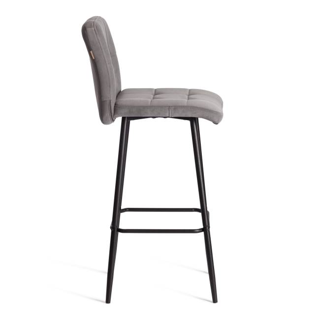 Барный стул Medeo/Медео велюр, серый, 29, 45х56х113 см серый велюр Барный стул Medeo/Медео велюр, серый, 29, 45х56х113 см серый велюр