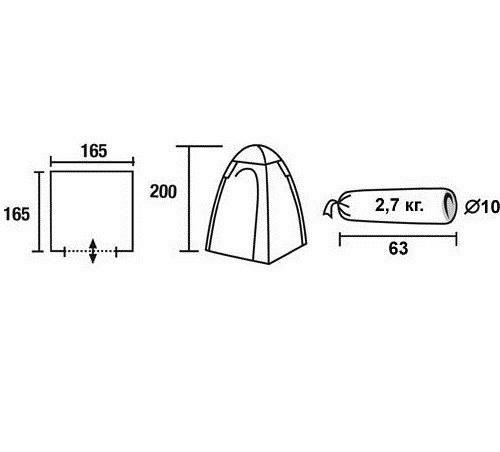 Тент для душа GREEN GLADE ARDO