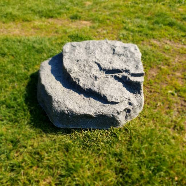 Искусственный валун "ЛЮКС", D80-2, серый Искусственный валун "ЛЮКС", D80-2, серый