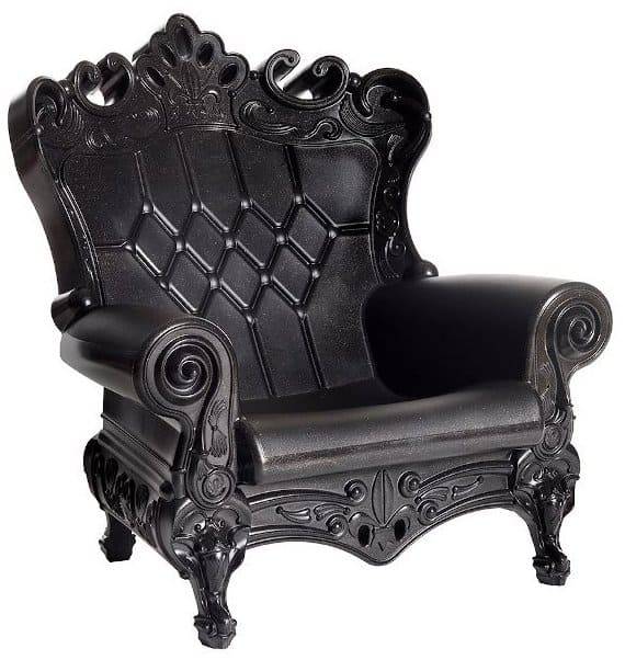 Кресло пластиковое Queen Loves Nature звездная пыль 1035х980х1125 мм