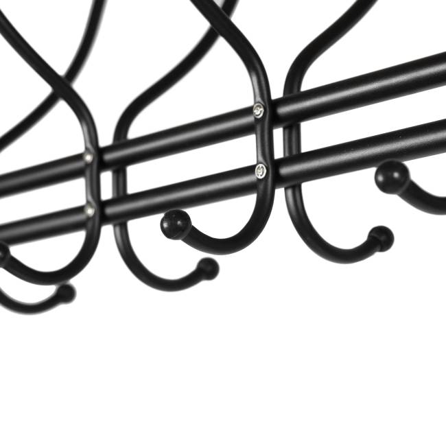 Вешалка напольная на колесах М 11 чёрный