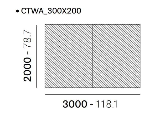 Ковер Twiny зеленый 3000х2000 мм