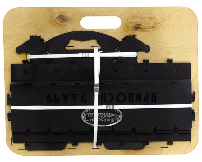 Мангал разборный "Ипподром", сталь AISI304, 3мм