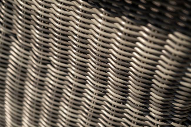 "Равенна" обеденная группа плетеная, цвет графит "Равенна" обеденная группа плетеная, цвет графит