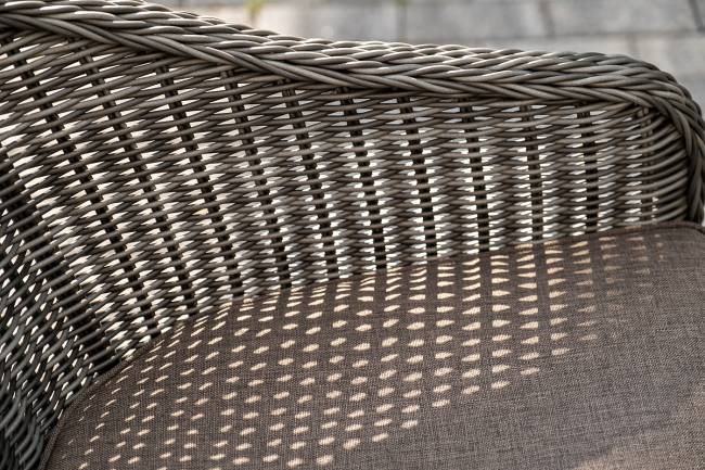 "Равенна" обеденная группа плетеная, цвет графит "Равенна" обеденная группа плетеная, цвет графит