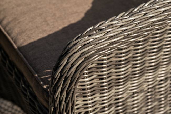 "Эспрессо - 150 R" обеденная группа плетеная, цвет графит "Эспрессо - 150 R" обеденная группа плетеная, цвет графит