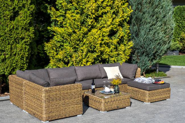 "Лунго" модуль диванный прямой с подушками, цвет соломенный (гиацинт) "Лунго" модуль диванный прямой с подушками, цвет соломенный (гиацинт)