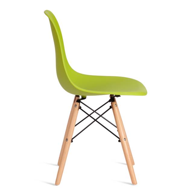 Стул CINDY (EAMES) (mod. 1801) дерево бук/металл/сиденье пластик, 45x51x82 см, Olive (оливковый) (Комплект из 4 шт.) оливковый дерево бук/металл/сиденье пластик Стул CINDY (EAMES) (mod. 1801) дерево бук/металл/сиденье пластик, 45x51x82 см, Olive (оливковый) (Комплект из 4 шт.) оливковый дерево бук/металл/сиденье пластик