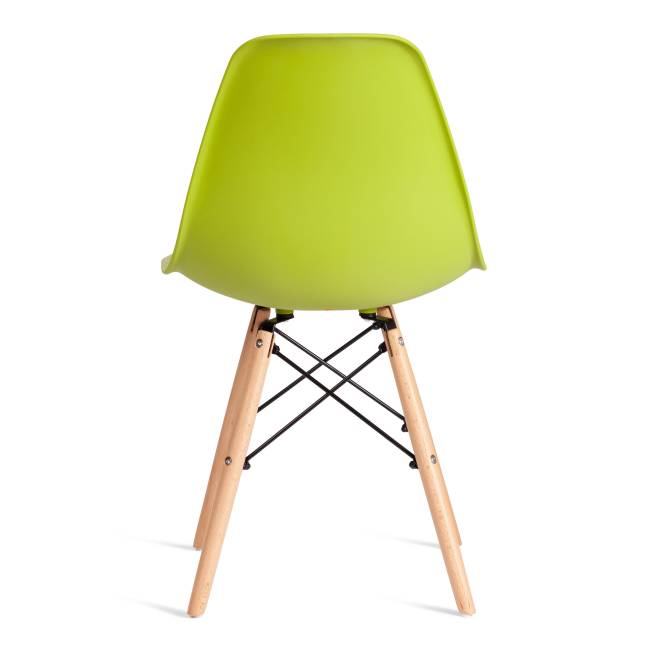 Стул CINDY (EAMES) (mod. 1801) дерево бук/металл/сиденье пластик, 45x51x82 см, Olive (оливковый) (Комплект из 4 шт.) оливковый дерево бук/металл/сиденье пластик Стул CINDY (EAMES) (mod. 1801) дерево бук/металл/сиденье пластик, 45x51x82 см, Olive (оливковый) (Комплект из 4 шт.) оливковый дерево бук/металл/сиденье пластик