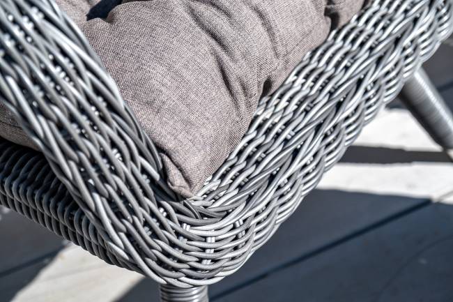 "Толедо" кресло плетеное с подушками, цвет графит "Толедо" кресло плетеное с подушками, цвет графит